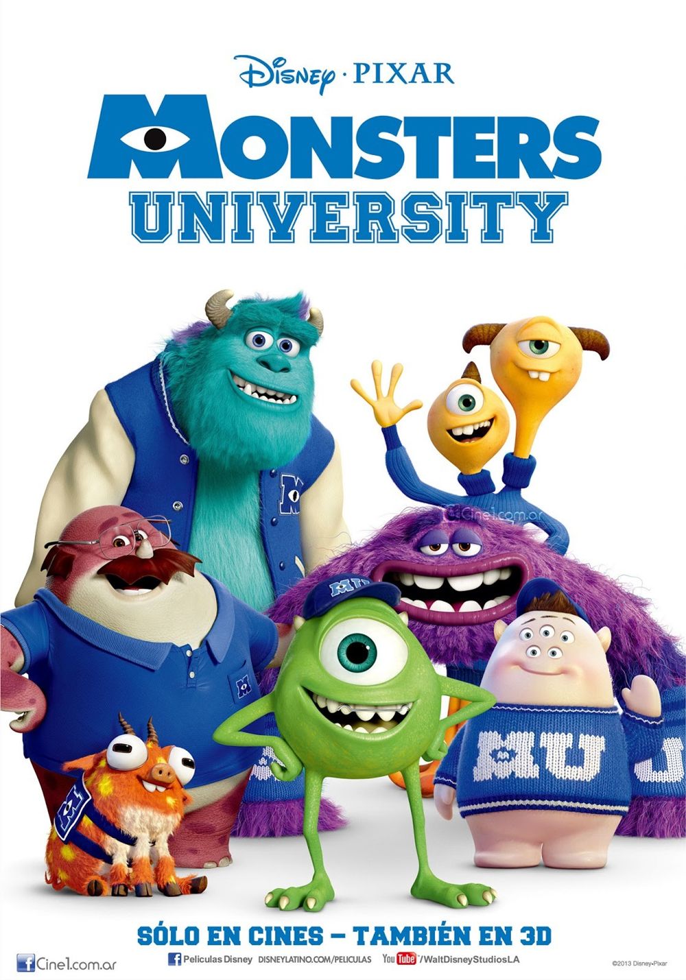 Monsters University - International Poster 1